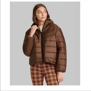 Wild Fable Hooded Puffer Jacket